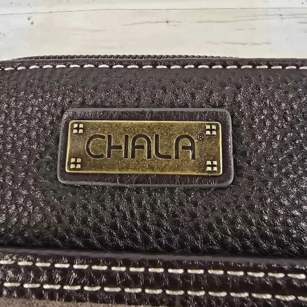 NWT Chala Moose Cell Phone Crossbody Purse Stone Gray Vegan Leather Bag
